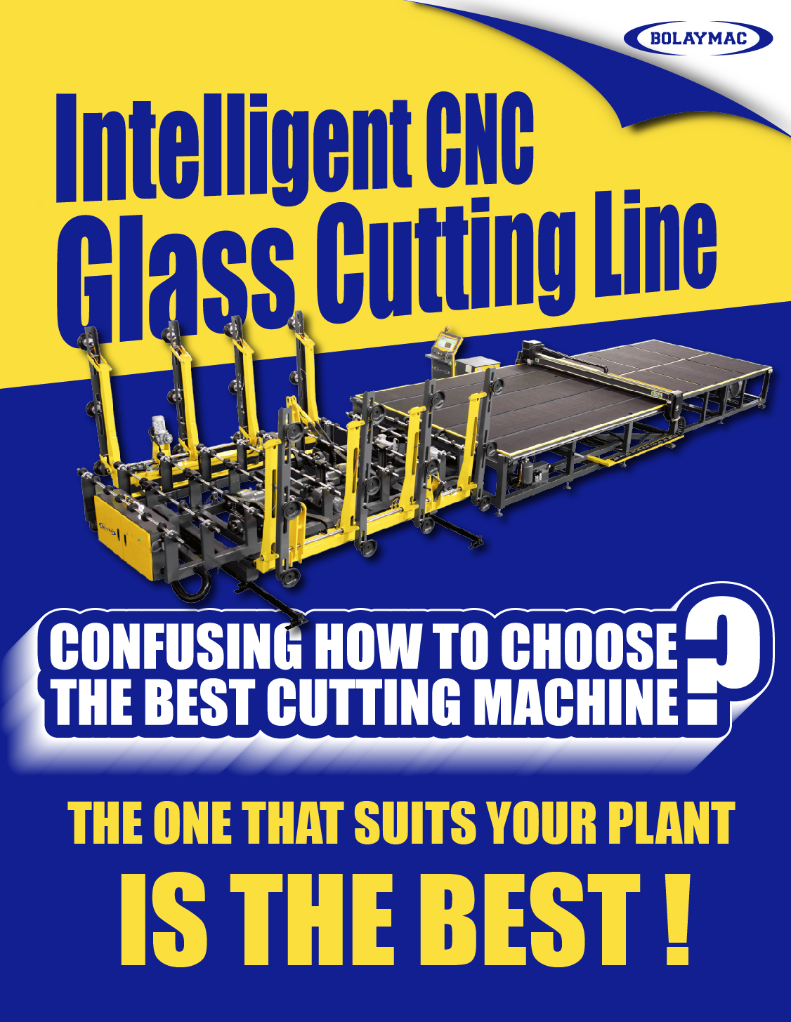 CNC glass cutting line