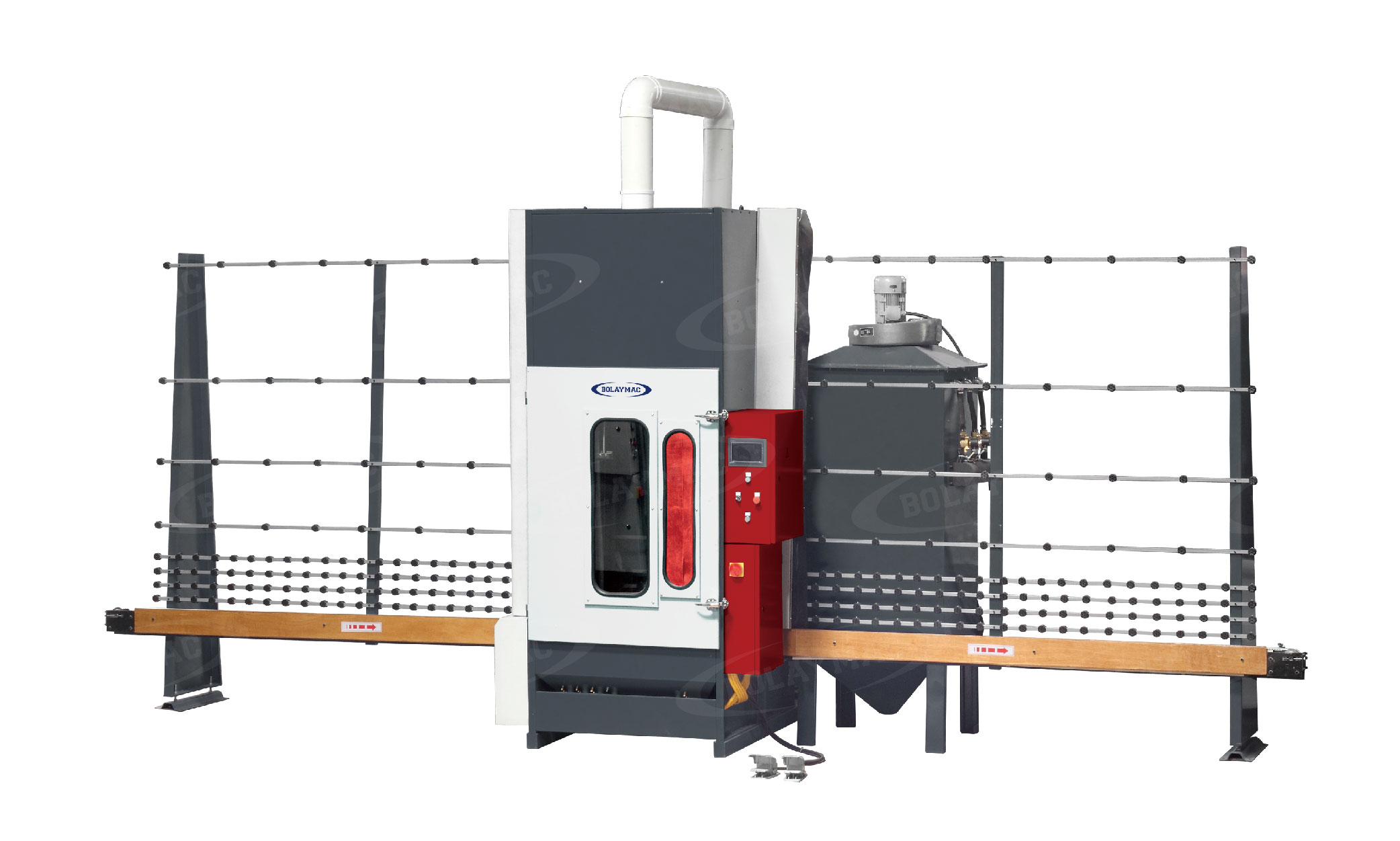 Automatic Vertical glass Sandblasting Machine