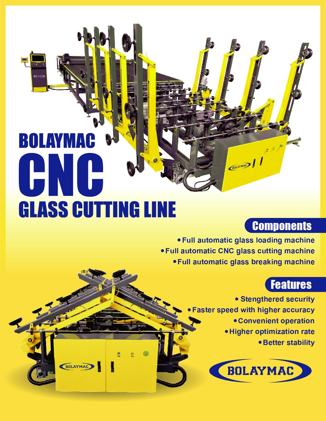 CNC glass cutting machine