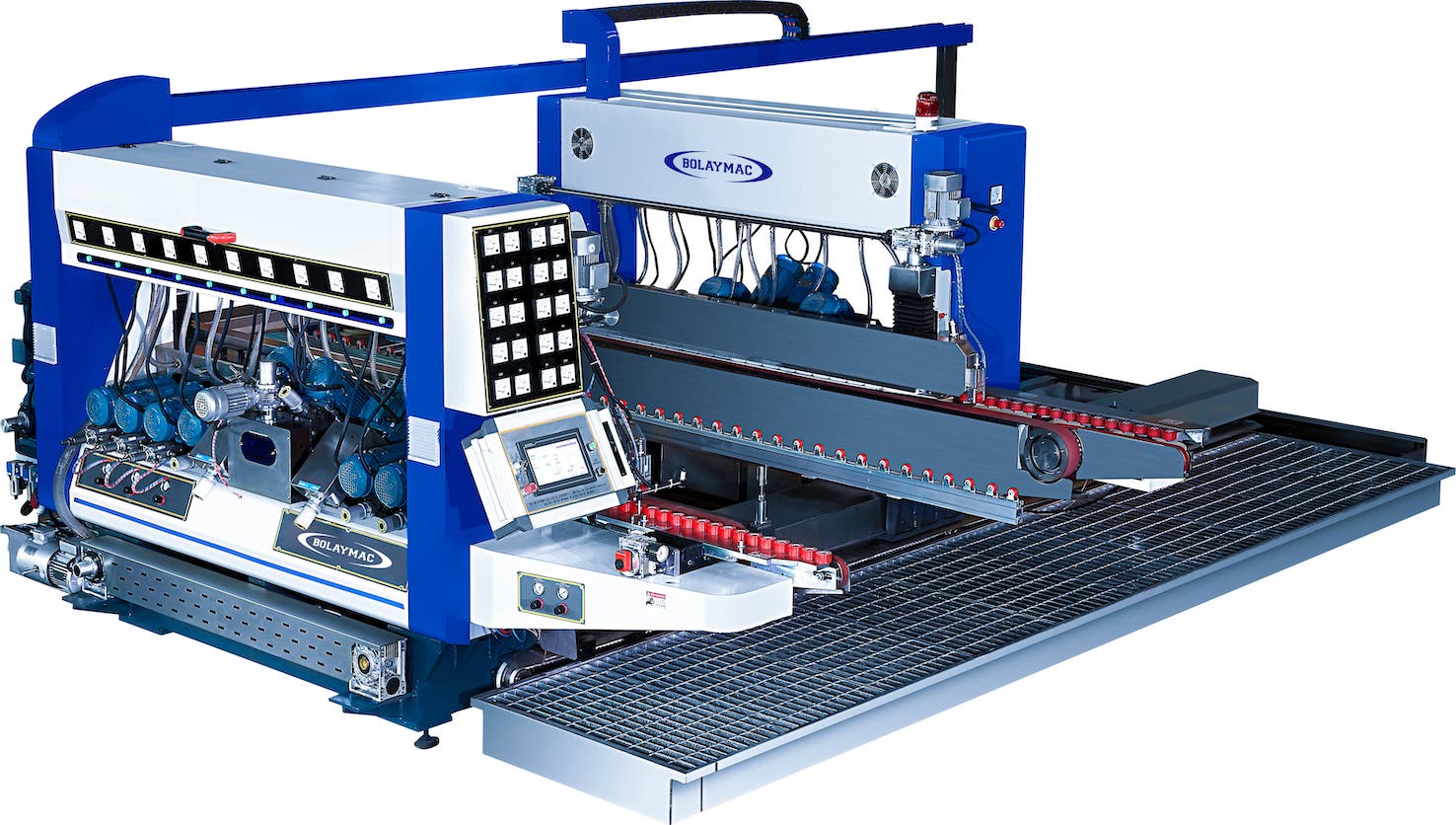 Glass double edger machine